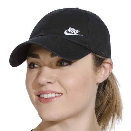

Nike Womens Nike H86 Futura Classic Cap - Womens White/Black Size One Size