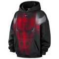 Nike Bulls Basketball Icon Hoodie - Nike Black/White
