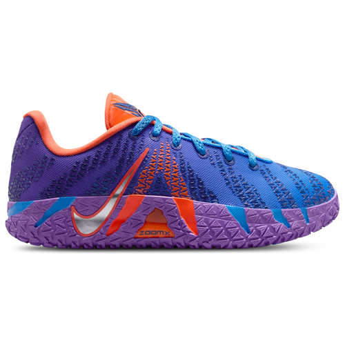 Nike Kids' Grade School Ja 3 'Zero Gravity' Basketball Shoes, Size 7, Blue Crystal/Metallic Silver-Turf Orange
