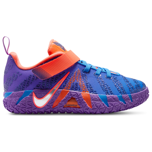 Nike Kids' Preschool Ja 3 'Zero Gravity' Basketball Shoes, Size 12, Blue Crystal/Metallic Silver-Turf Orange