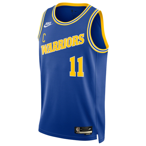 

Nike Mens Klay Thompson Nike Warriors HWC Jersey - Mens Blue/Gold Size M