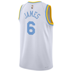 Men's - Nike Lakers HWC Jersey - White/Blue