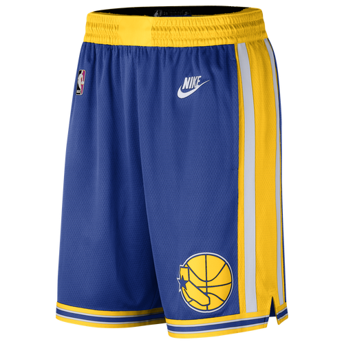 

Nike Mens Nike Warriors HWC Swingman Shorts - Mens White/Blue Size S