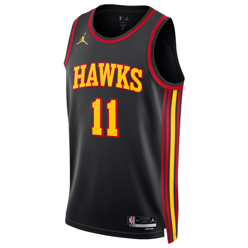 

Nike Mens Trae Young Nike Hawks Swingman Jersey - Mens Black/White Size XL