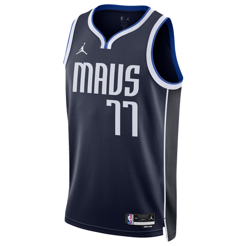 

Nike Mens Luka Doncic Nike Mavericks Swingman Jersey - Mens Navy/White Size M