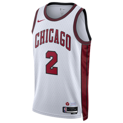 Men's - Nike Bulls Swingman Jersey - White/Black