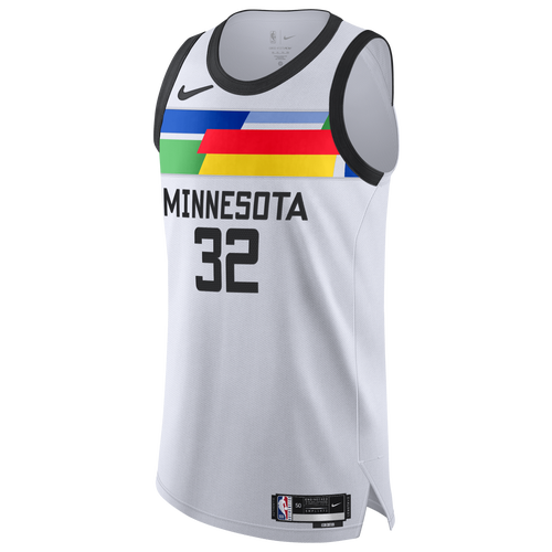 

Nike Mens Karl-Anthony Towns Nike Timberwolves Swingman Jersey - Mens White/Black Size L