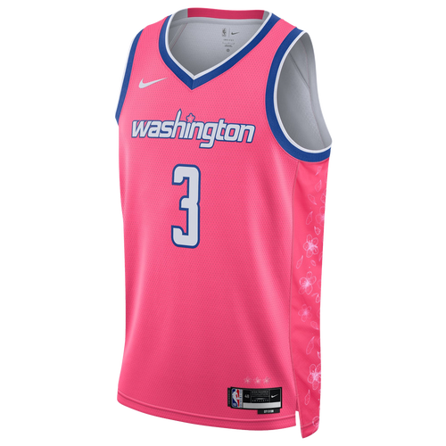 

Nike Mens Bradley Beal Nike Wizards Swingman Jersey - Mens Pink/White Size L