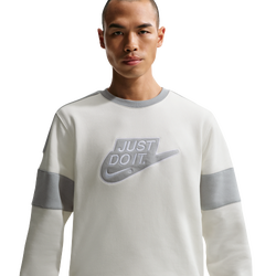 Men's - Nike Club BB Crew JDI - Lt Smoke Grey/Sail/Lt Smoke Grey