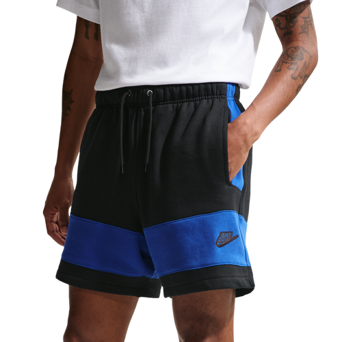 MENS - Nike Club BB Short JDI - Black/Game Royal