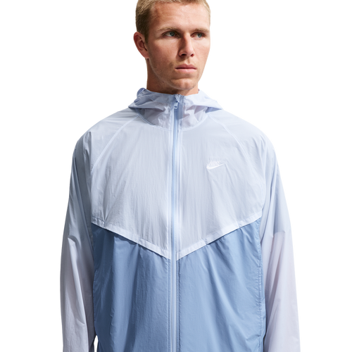  - Nike Windrunner Lightweight Unlined FZ UV Jacket - Hydrogen Blue/Work White