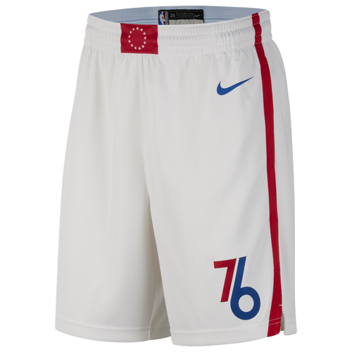

Nike Mens Philadelphia 76ers Nike 76ers CE Shorts - Mens Blue/White Size M