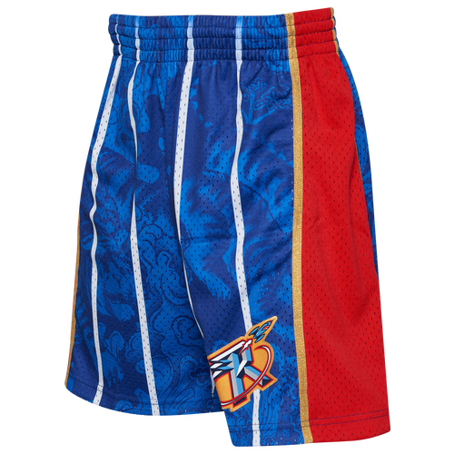 

Mitchell & Ness Mens Houston Rockets Mitchell & Ness Rockets CNY Shorts - Mens Navy/Gold Size M