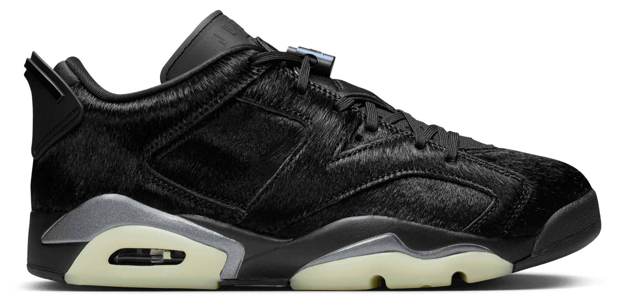 Women's - Jordan Retro 6 Low - Black