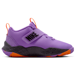 Boys' Grade School - Nike Team Hustle D 12 SE - Bright Violet/Black/Total Orange