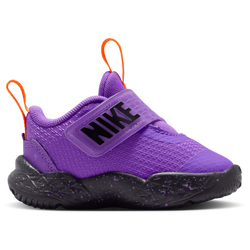 Boys' Toddler - Nike Team Hustle D 12 SE - Bright Violet/Total Orange/Black