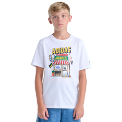 Boys' Grade School - adidas Market T-Shirt - Red/White