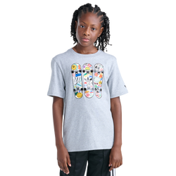 Boys' Grade School - adidas Skateboard T-Shirt - Medium Grey Heather