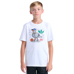 Boys' Grade School - adidas Pigeon T-Shirt - White