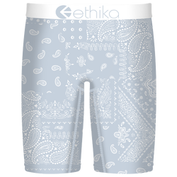 Boys' Grade School - Ethika Ice Paisley - Grey