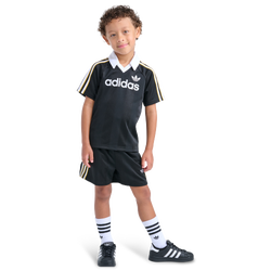 Boys' Toddler - adidas Jersey Short Set - Black/White