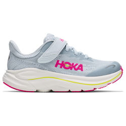 Girls' Preschool - HOKA Clifton 10 - Grey/Pink