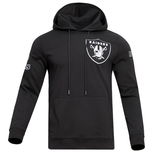 

Pro Standard Mens Pro Standard Raiders Chenille Hoodie - Mens Black/Black Size M