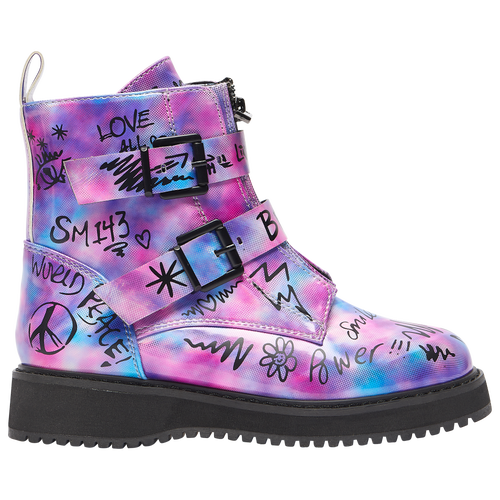

Girls Steve Madden Steve Madden Wordup Boots - Girls' Grade School Shoe Multi Size 07.0