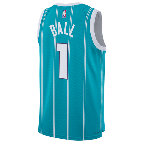 Big Boys Nike LaMelo Ball Teal Charlotte Hornets Swingman Jersey - Icon Edition - Teal