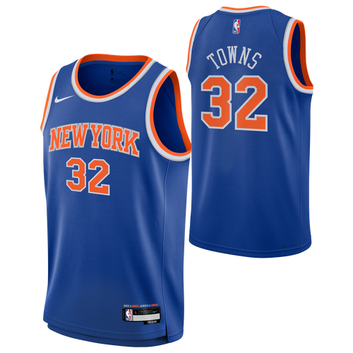 Nike Big Boys and Girls Karl-Anthony Towns Blue New York Knicks Swingman Icon Edition Jersey - Blue