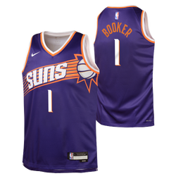 Boys' Grade School - Nike Devin Booker Suns Icon Jersey - New Orchid