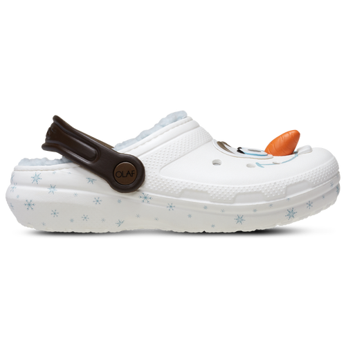 Crocs Boys  Frozen Olaf Lined Classic Clogs In Multi/white
