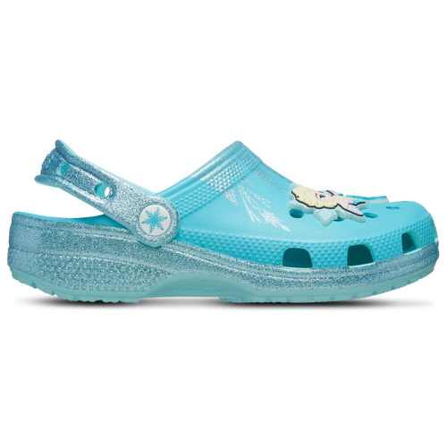 Shop Crocs Girls Preschool   Frozen Elsa Classic Clogs In Multi/blue