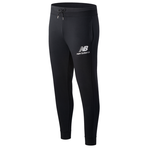 

New Balance Mens New Balance Essential Stacked Logo Sweatpants - Mens Black Size S