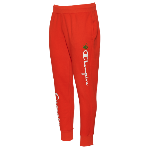 Champion Mens  Reverse Weave Joggers In Spicy Orange
