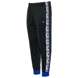 Men's - Champion Taped Track Pants - Black/Blue
