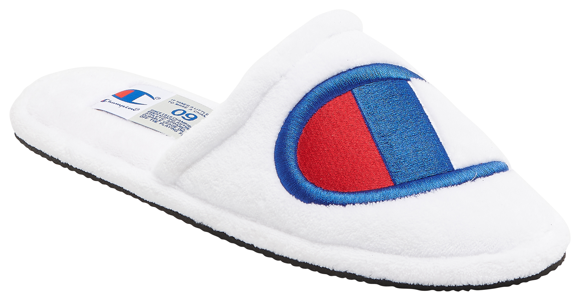 champs slippers red