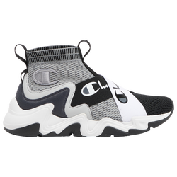 Boys' Grade School - Champion Hyper RX Mid - Grey/Black/White