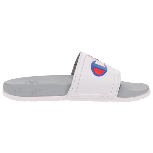 

Champion Boys Champion IPO Squish Slide - Boys' Grade School Shoes White/Gray Size 04.0