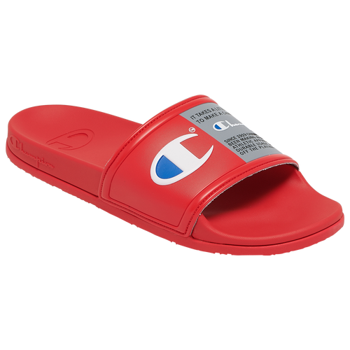 

Champion Mens Champion CS Squish Slides - Mens Shoes Red/White/Blue Size 12.0