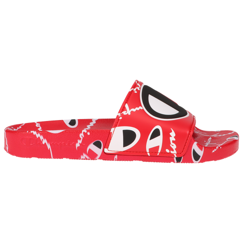 

Champion Boys Champion Super Slide Warped - Boys' Preschool Shoes White/Red/Black Size 12.0