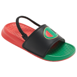 Boys' Toddler - Champion Super Slide Split - Black/Red/Green
