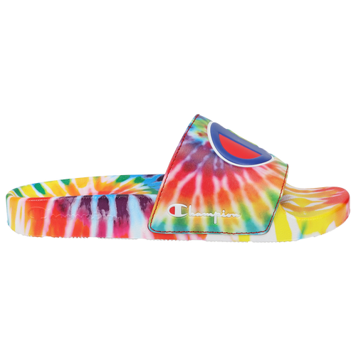 

Champion Boys Champion IPO Tie Dye Slides - Boys' Grade School Shoes Rainbow/Rainbow Size 6.0