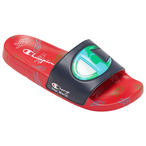 

Champion Mens Champion IPO Slide - Mens Shoes Scarlett/Navy Size 10.0