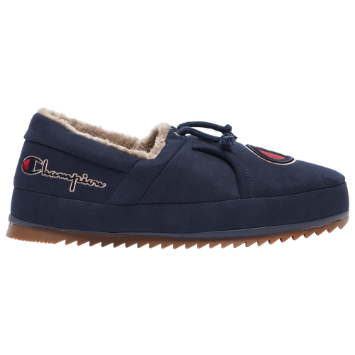 Champion Mens  University Micro Suede In Navy/brown