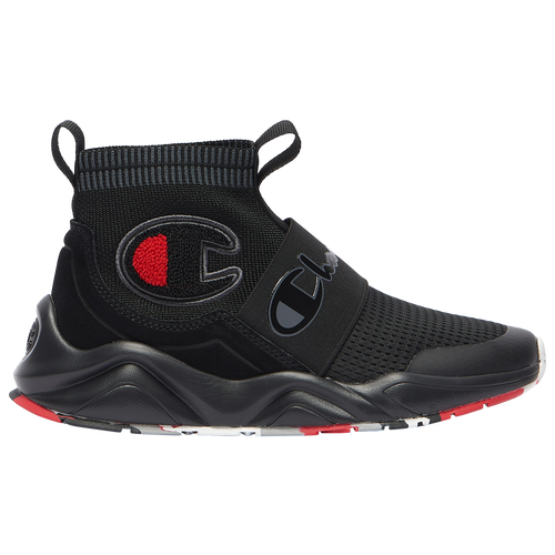 

Boys Champion Champion Rally Pro - Boys' Grade School Running Shoe Black/Red Size 06.0