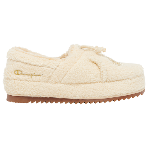 Womens University Slippers In Beige