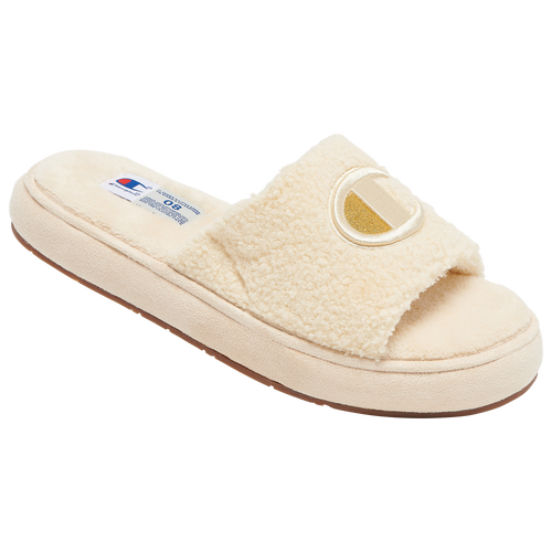

Champion Womens Champion Plush Slipper - Womens Shoes Beige Size 06.0