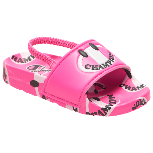 

Girls Champion Champion IPO Smile - Girls' Toddler Shoe Pink/White Size 04.0