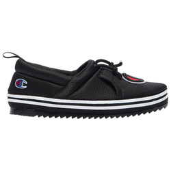 Men's - Champion University Mesh Slippers - Black/White